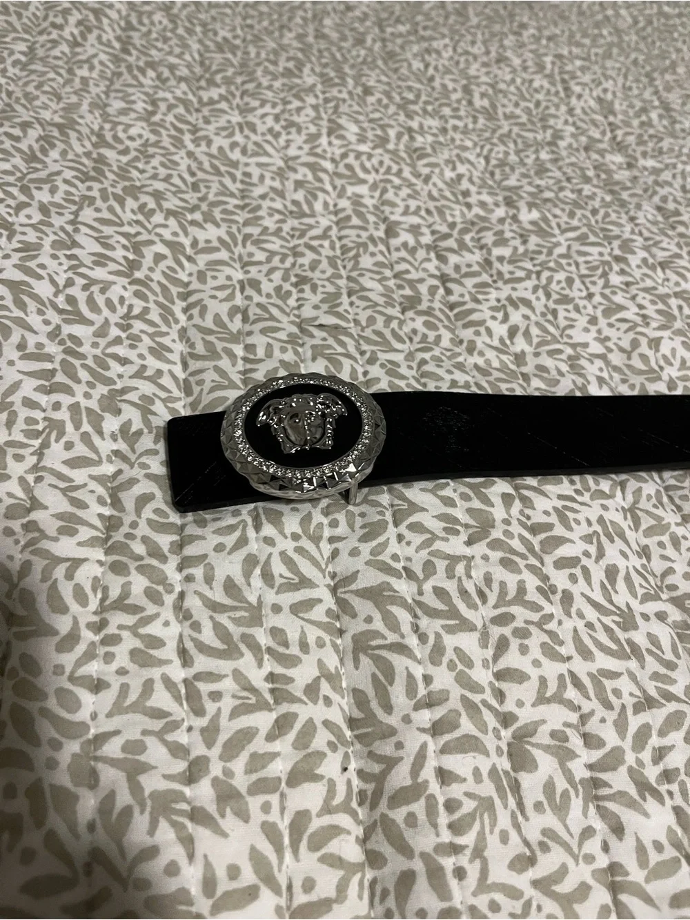 Men’s Black Versace Belt Size 44